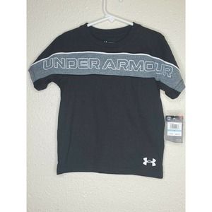 New! Under Armour Heatgear Size 5 Youth Black